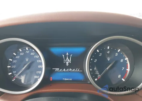2017 Maserati Ghibli S из США, поврежденный, VIN ZAM57RSA9H1195609